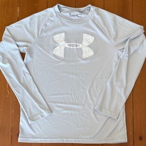 Under Armour Silver Long Sleeve Performance Shirt